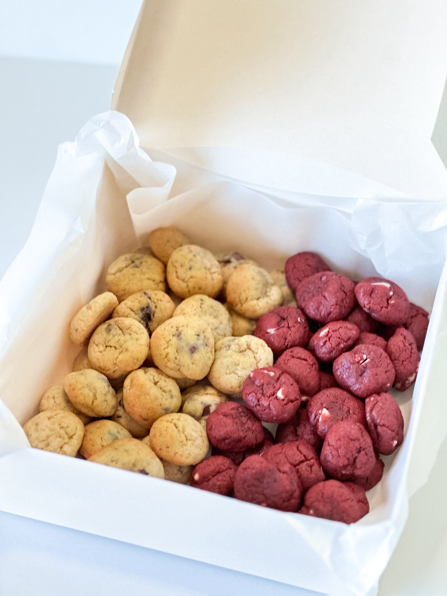 Caja surtido mini cookies